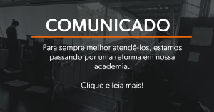 Comunicado: reforma na Academia